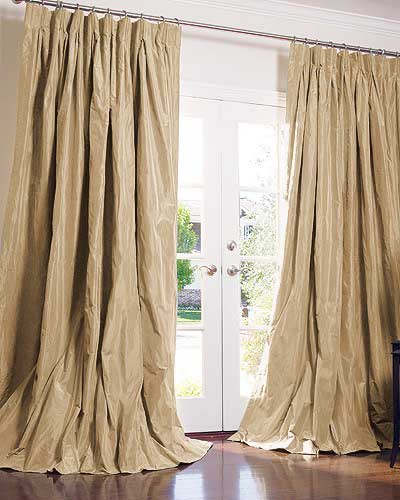 THE | OUTLET - Solid Silk Drapes in Ginger